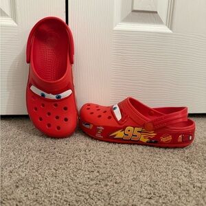 CROCS Red Lightning McQueen Slippers